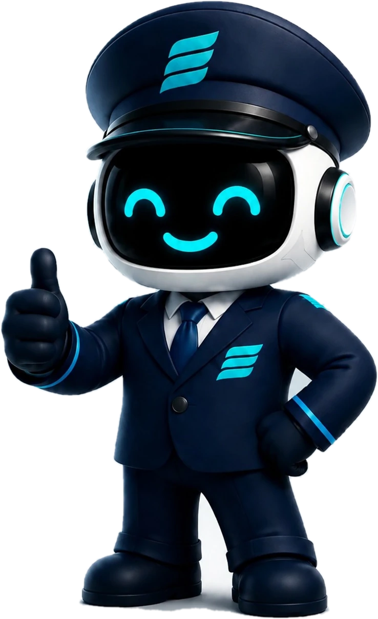Volp, o mascote da Trilho Pagamentos
